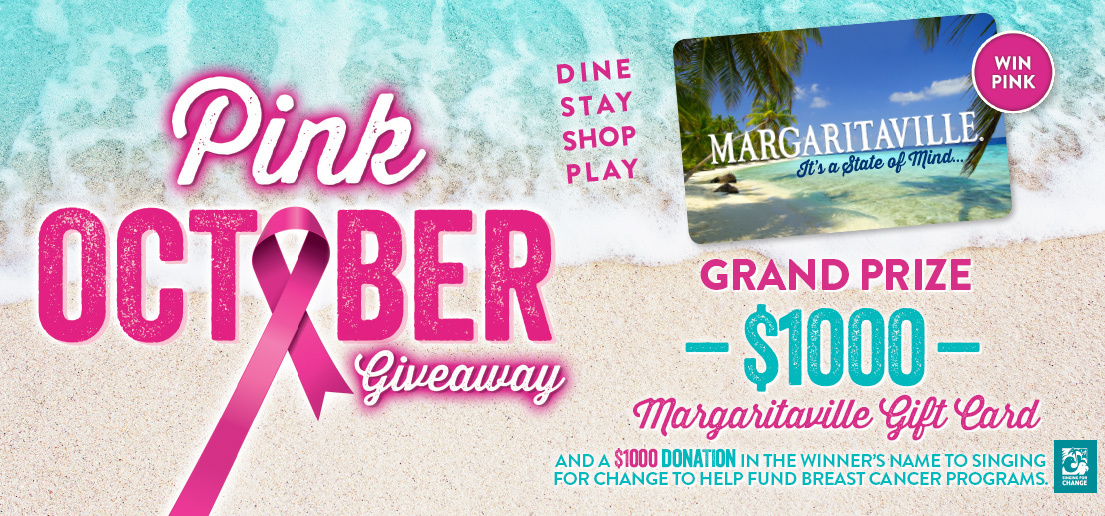 Margaritaville S Pink October Giveaway