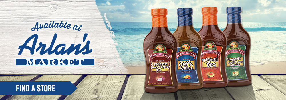 Margaritaville Foods available at Arlan's Market